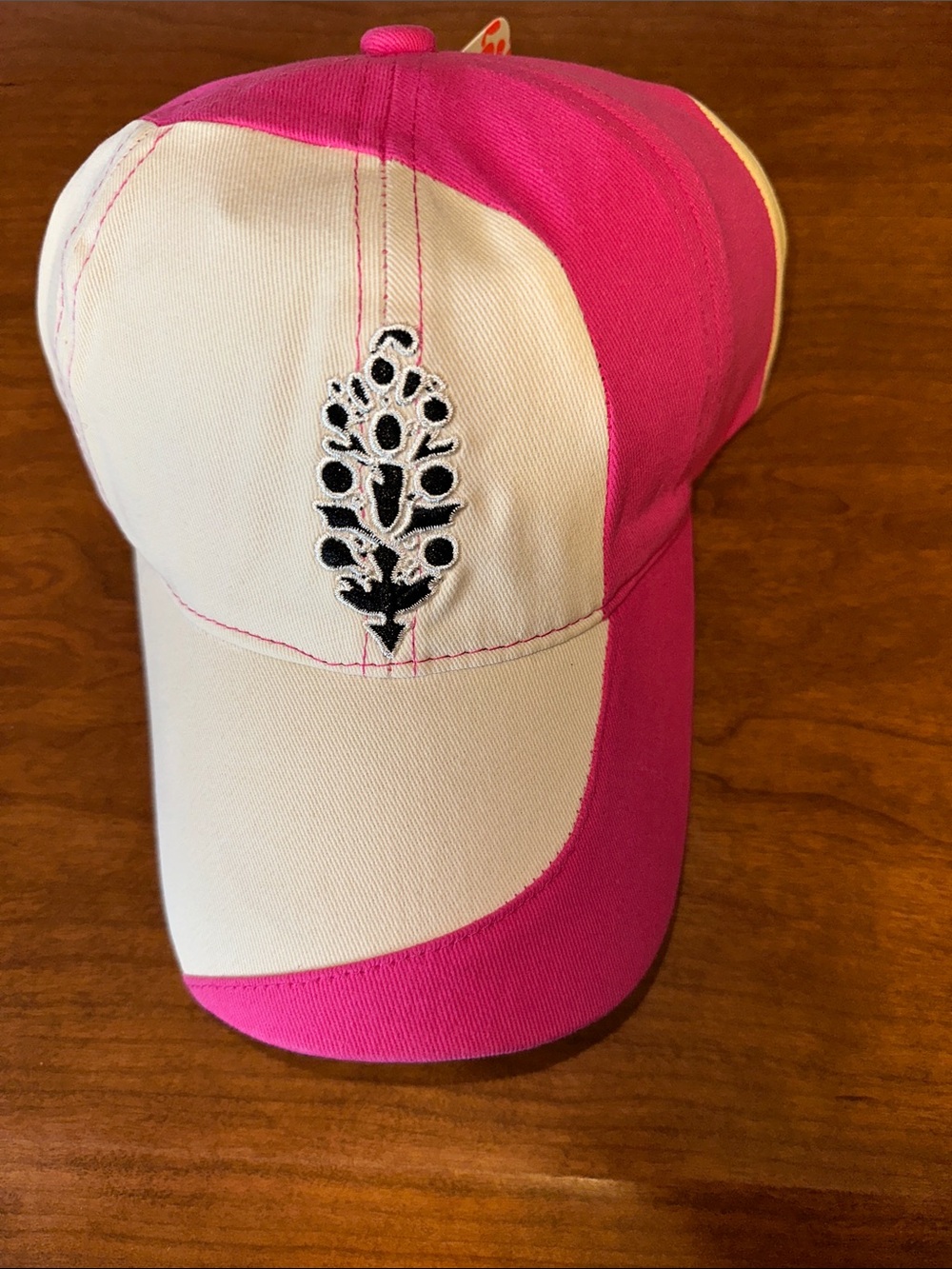 FP Movement Pink & Cream Rule The Court Baseball Cap with FP logo NWT - Picture 7 of 11